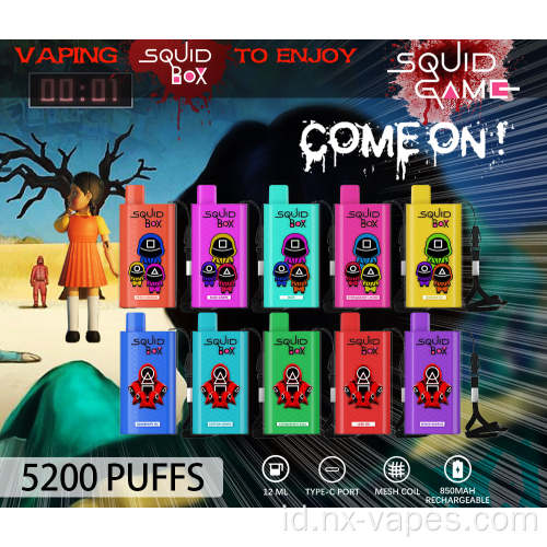 Randm Squid Box Disposable Vape Pod